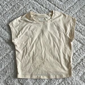 pacsun quarter sleeve crop top